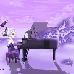 Burning piano (Hina version)