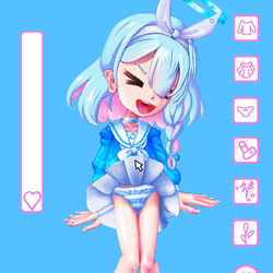 エロフラでアロナちゃんにイタズラ