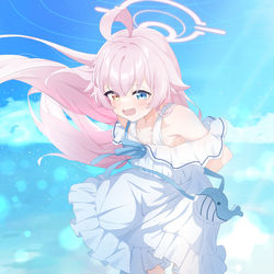 白ワンピホシノと海デート♡