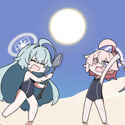 ユメ先輩とホシノちゃん