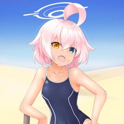 スク水日焼けホシノ