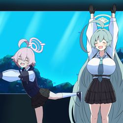 もしもユメ先輩とホシノが水族館にいったらあれをやってほしい・・・