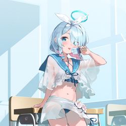 水着アロナ 🟦⬜
