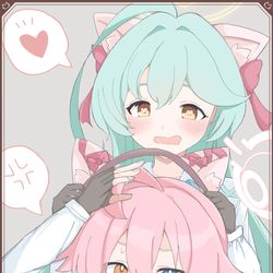 ねこの日の過去ホシノとユメ先輩