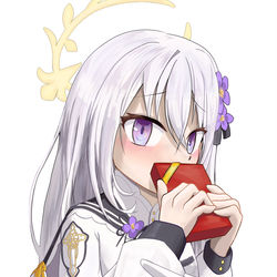 "アズサにホワイトデーのお返しを渡す🎁"