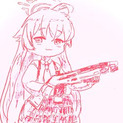 ブルーアーカイブ/小鳥遊ホシノ（戦闘体勢）