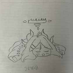 267日目 模写  ブルーアーカイブ 空崎ヒナ