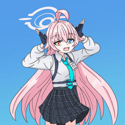 シュポガキのポーズのホシノちゃん