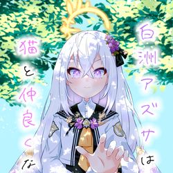 『白洲アズサは猫と仲良くなりたい』表紙