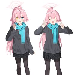 二年生の制服で