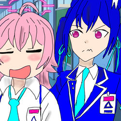 おじさんを連れてくるセリカ