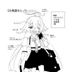 ブルアカお絵かき入門書　ホシノ