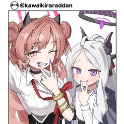ヒナにネイルを教えてあげるキララ