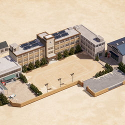 [SketchUp] アビドス高等学校 [ブルアカ]
