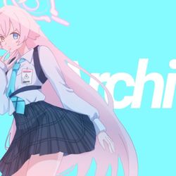 ホシノちゃんイラストを壁紙にしてみた