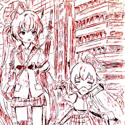 ブルーアーカイブ/小鳥遊ホシノ＆黒見セリカ