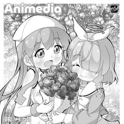 【イカ娘×ブルアカ】イカちゃん＆アロナちゃん💙