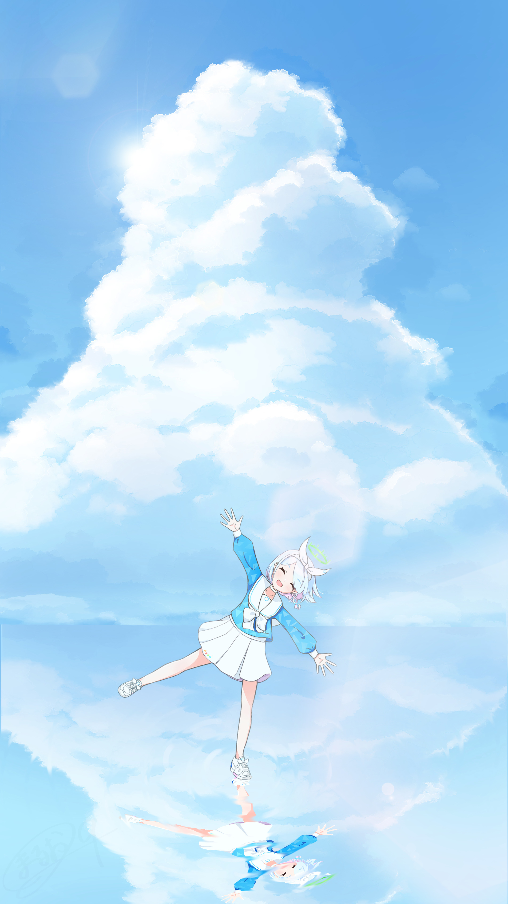 遥か空の向こうには、何があるんだろう…。