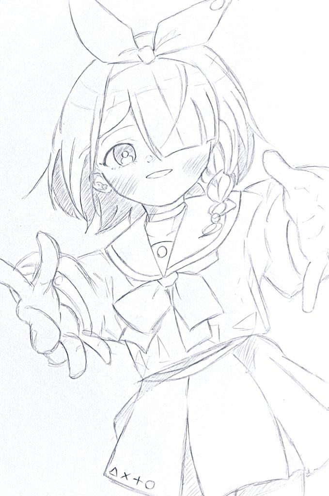 ハグ寸前アロナちゃん