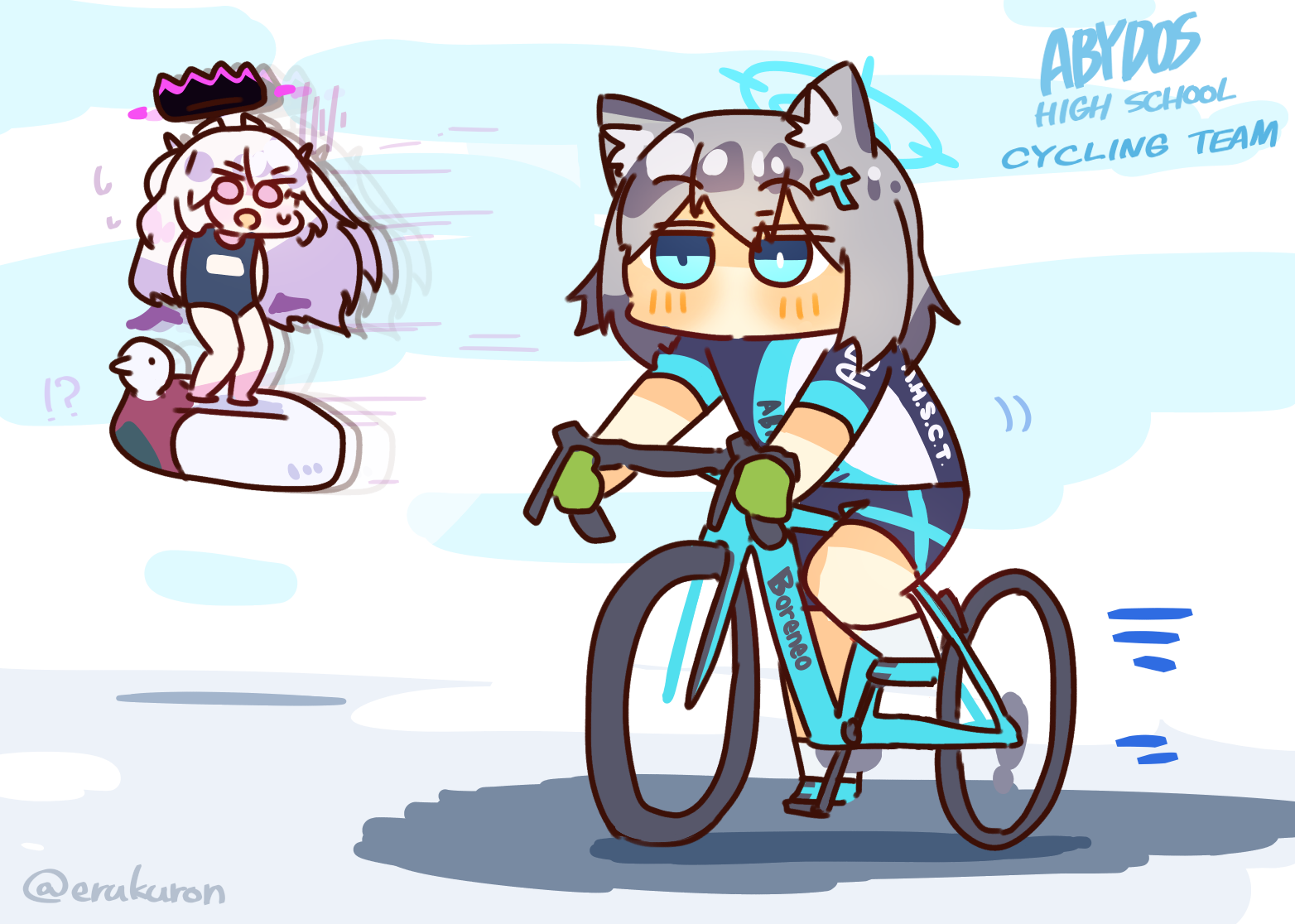 シロコさん(ライディングのすがた)