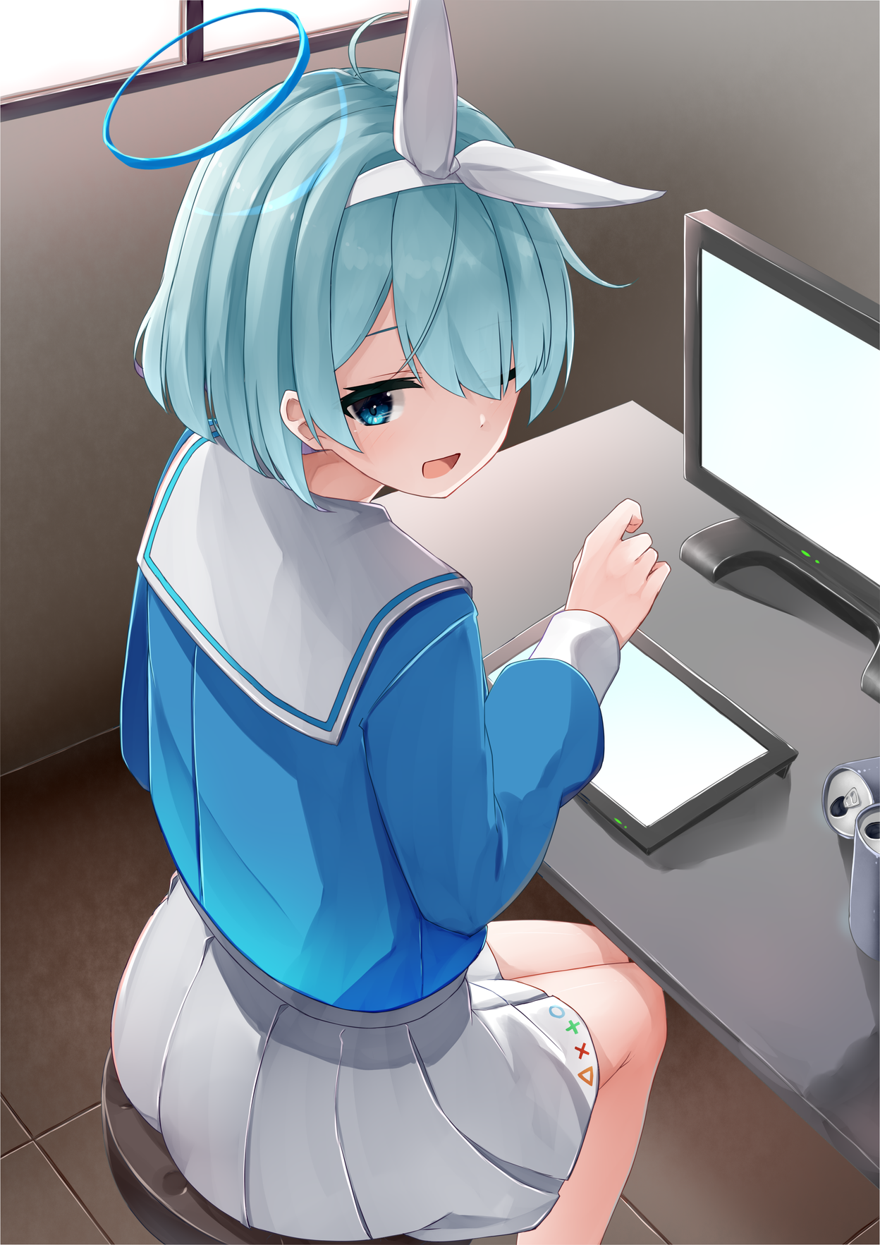 徹夜明けアロナちゃん