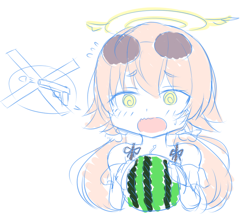ブルアカらくがき