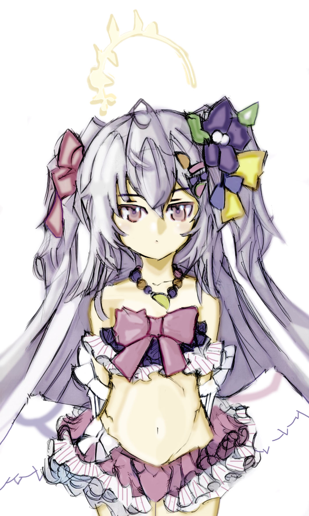 【ブルアカ】水着アズサさん【らくがき】