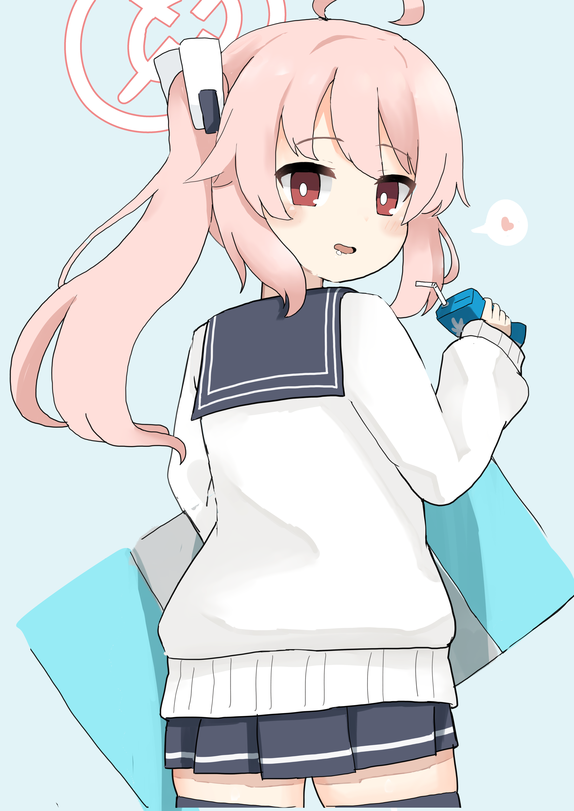 ブルアカらくがき・没絵まとめ