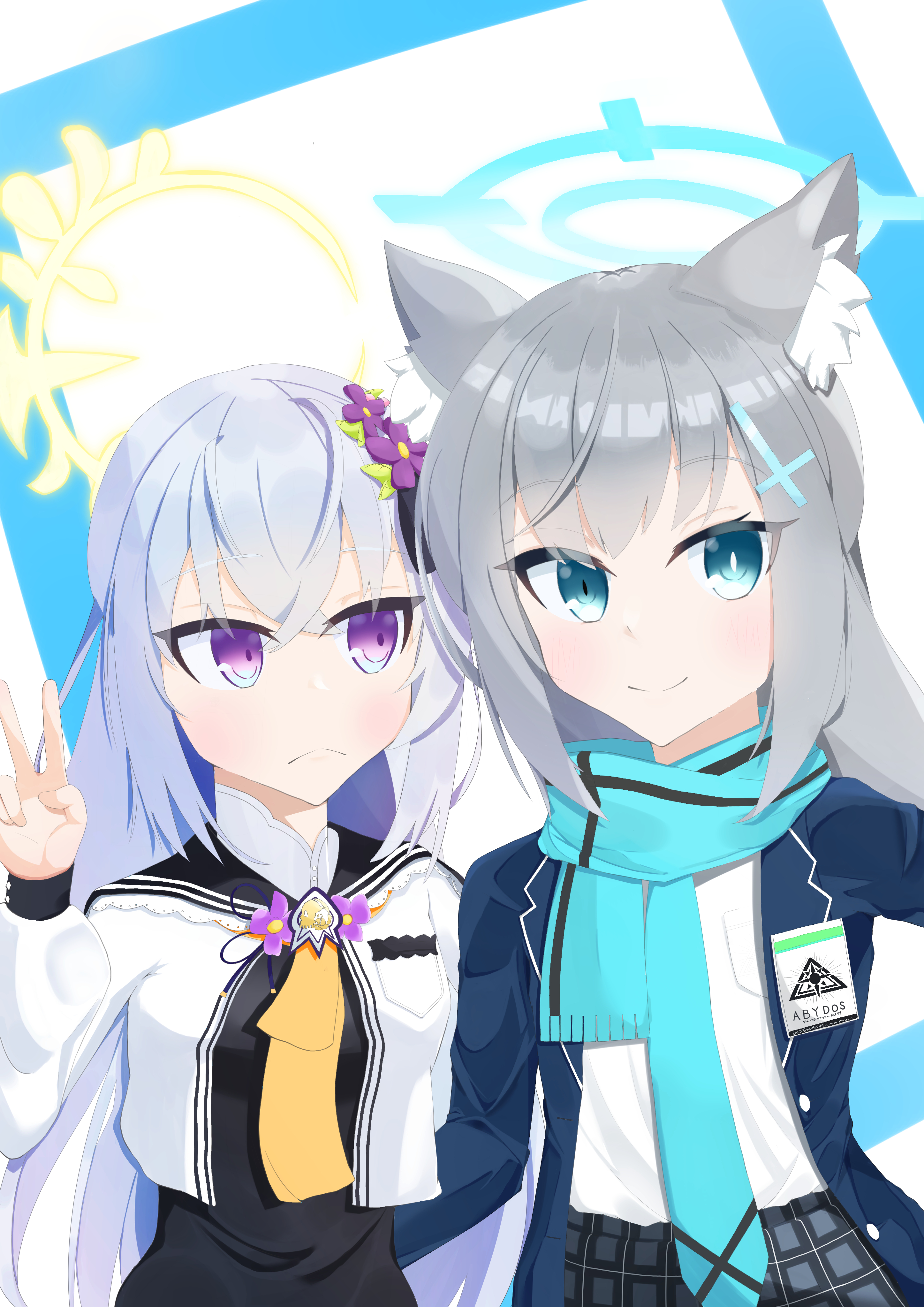 最推しコンビの自撮り風
