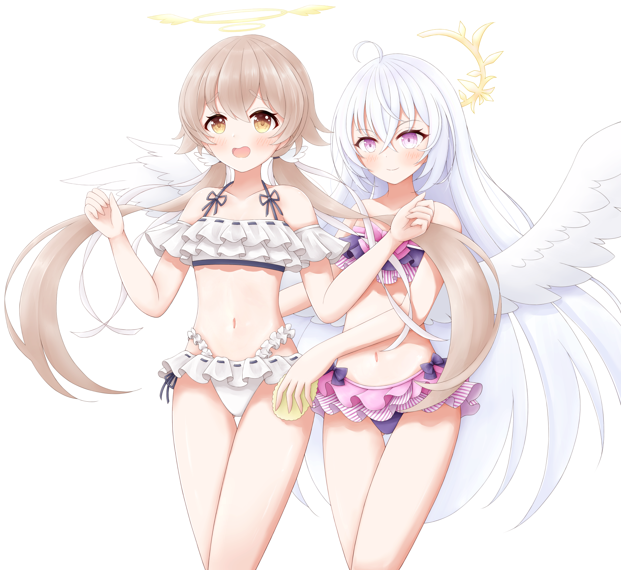 ヒフミを洗おうとするアズサ