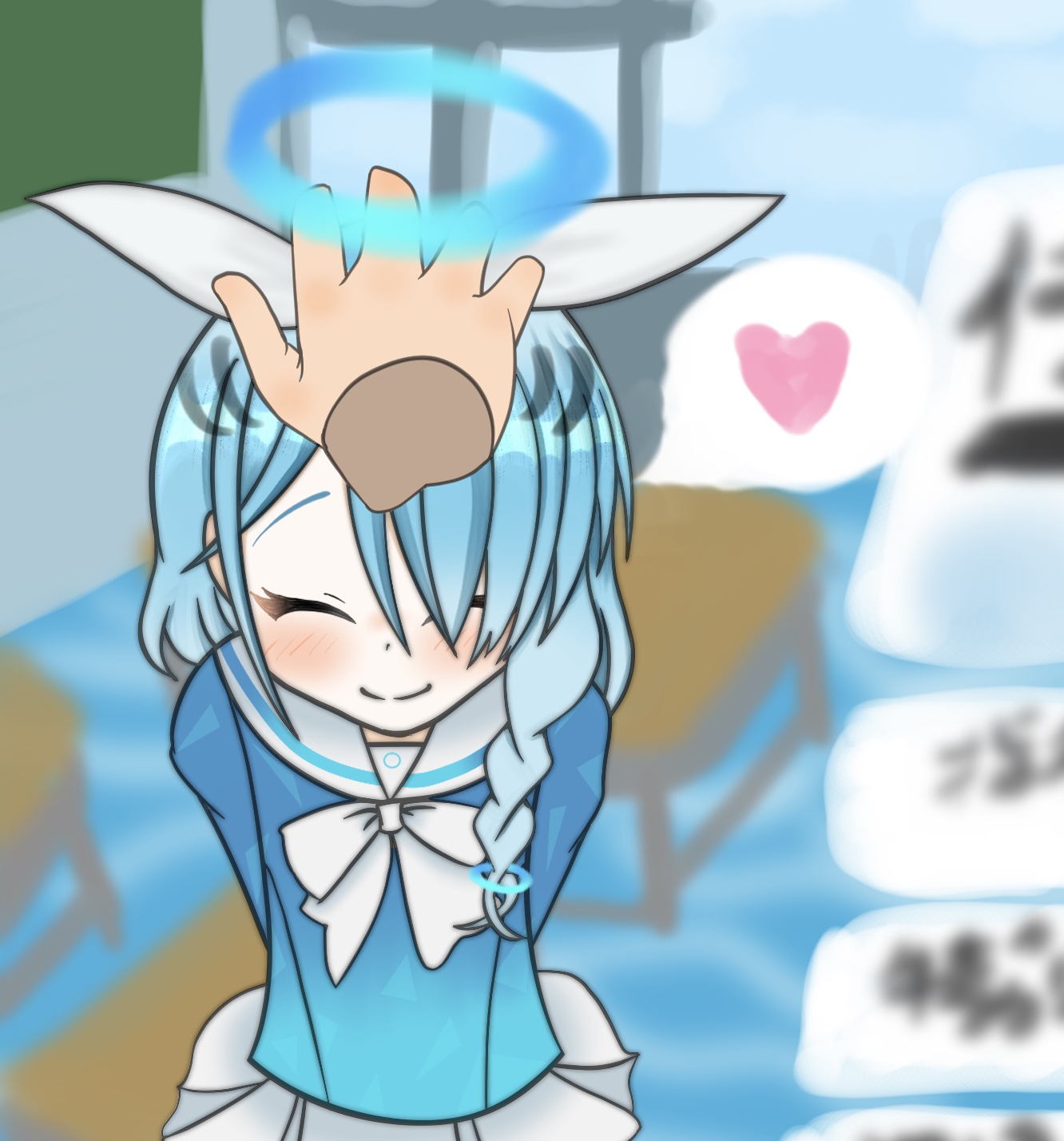 なでなで