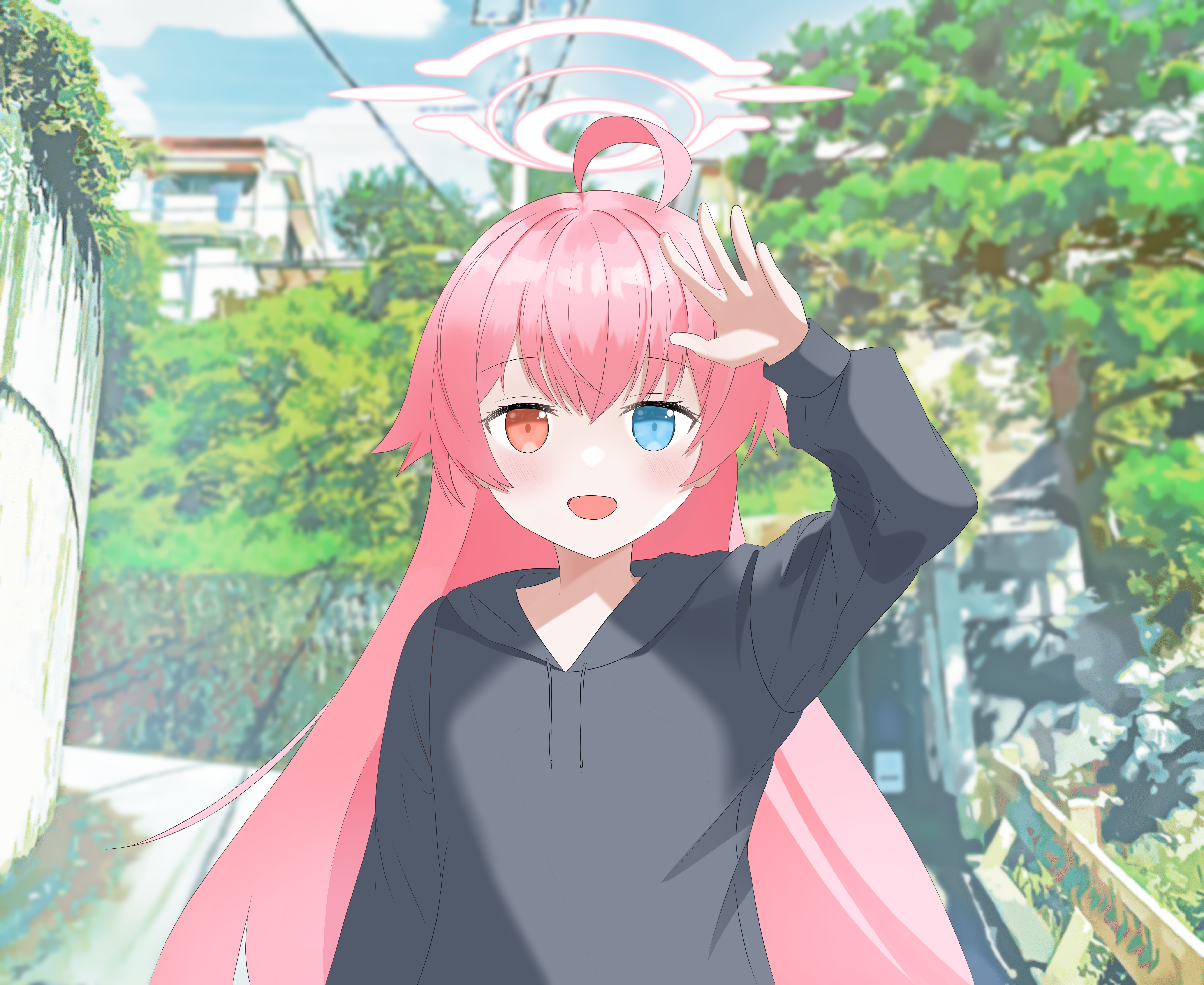 私服ホシノ先輩