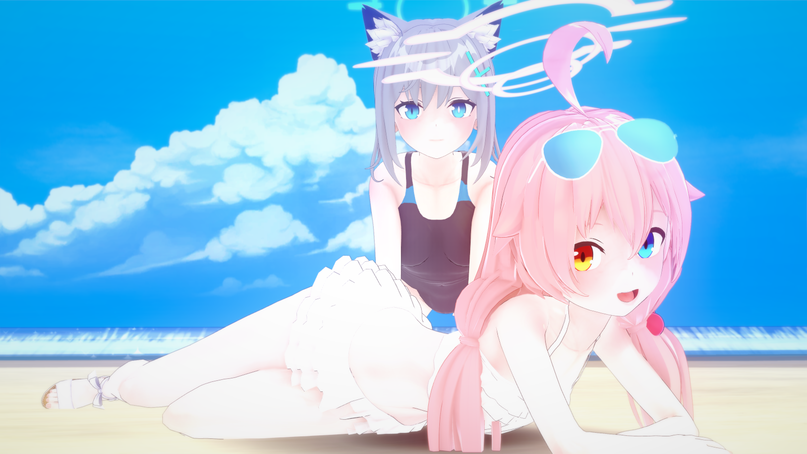 水着ホシノ & 水着シロコ