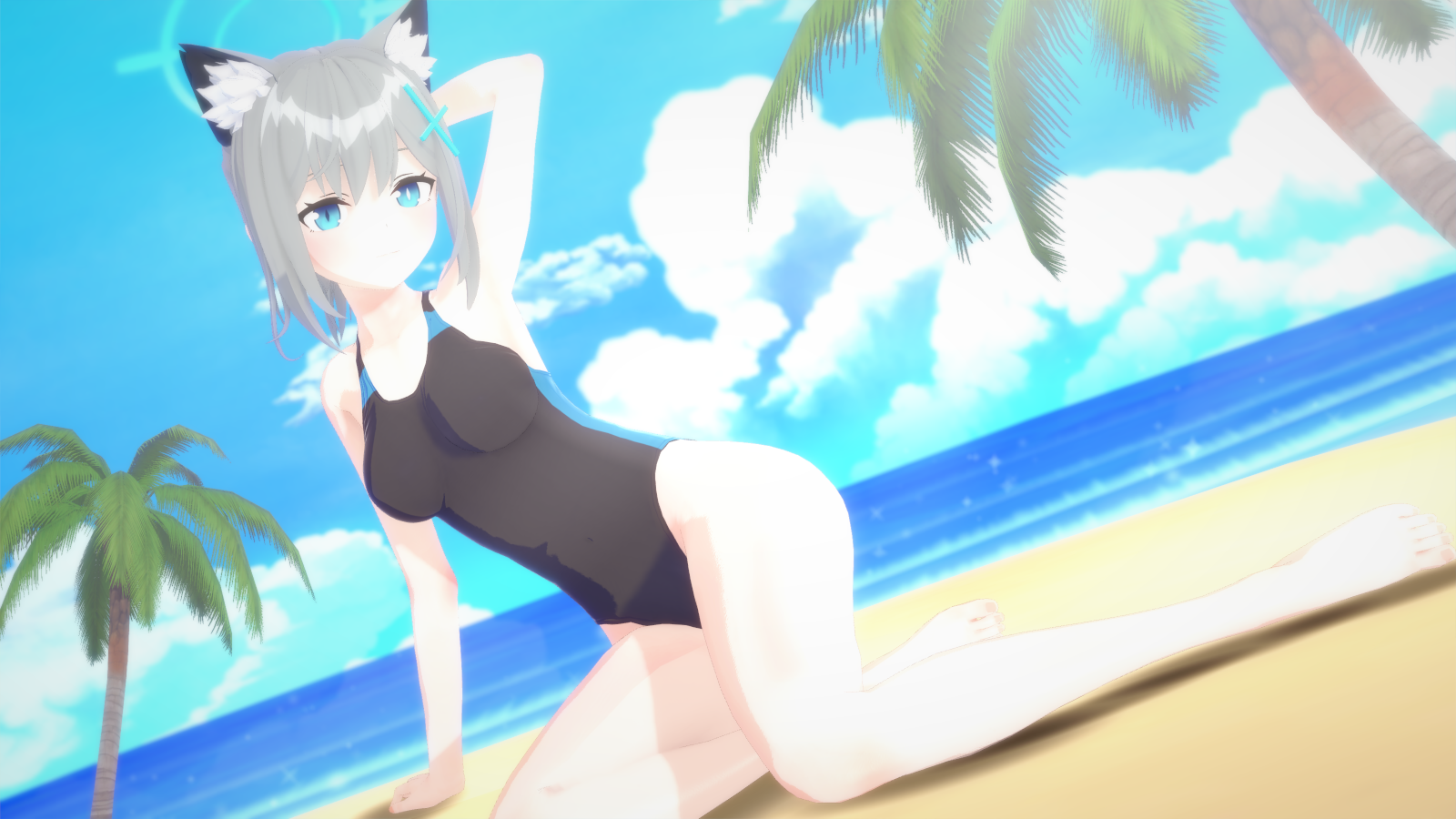 水着ホシノ & 水着シロコ