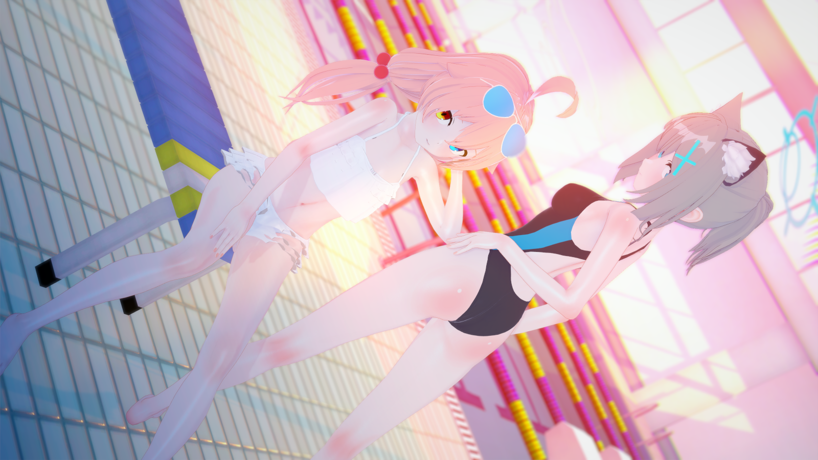 水着ホシノ & 水着シロコ