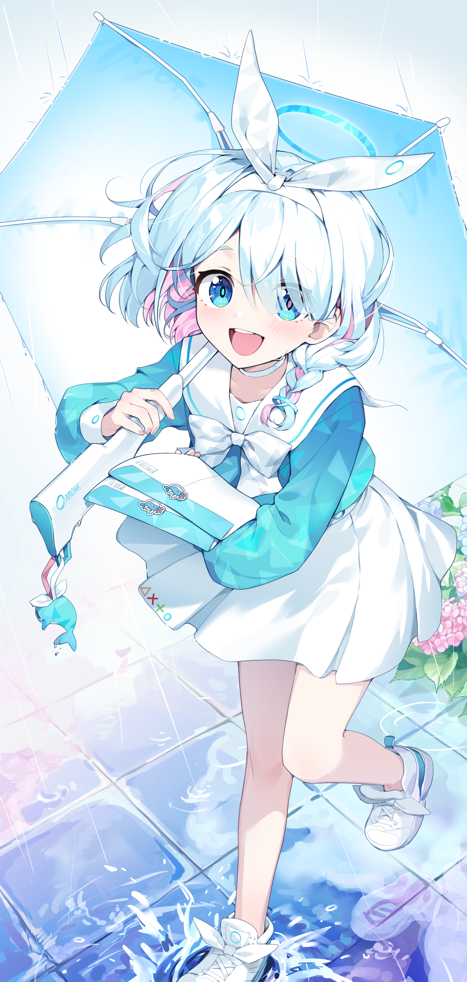 雨の中のアロナ