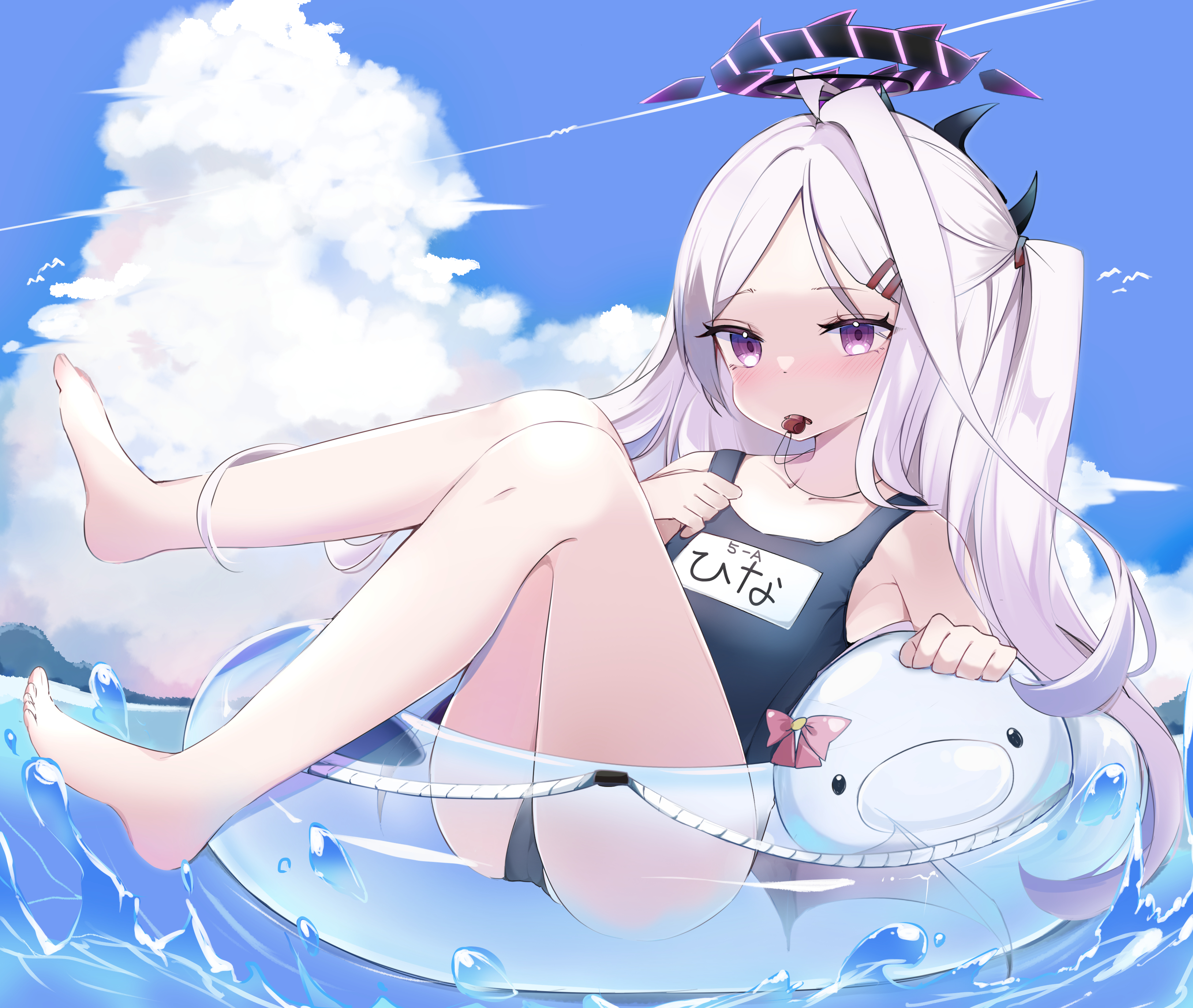 水着ヒナ(表情差分付き)