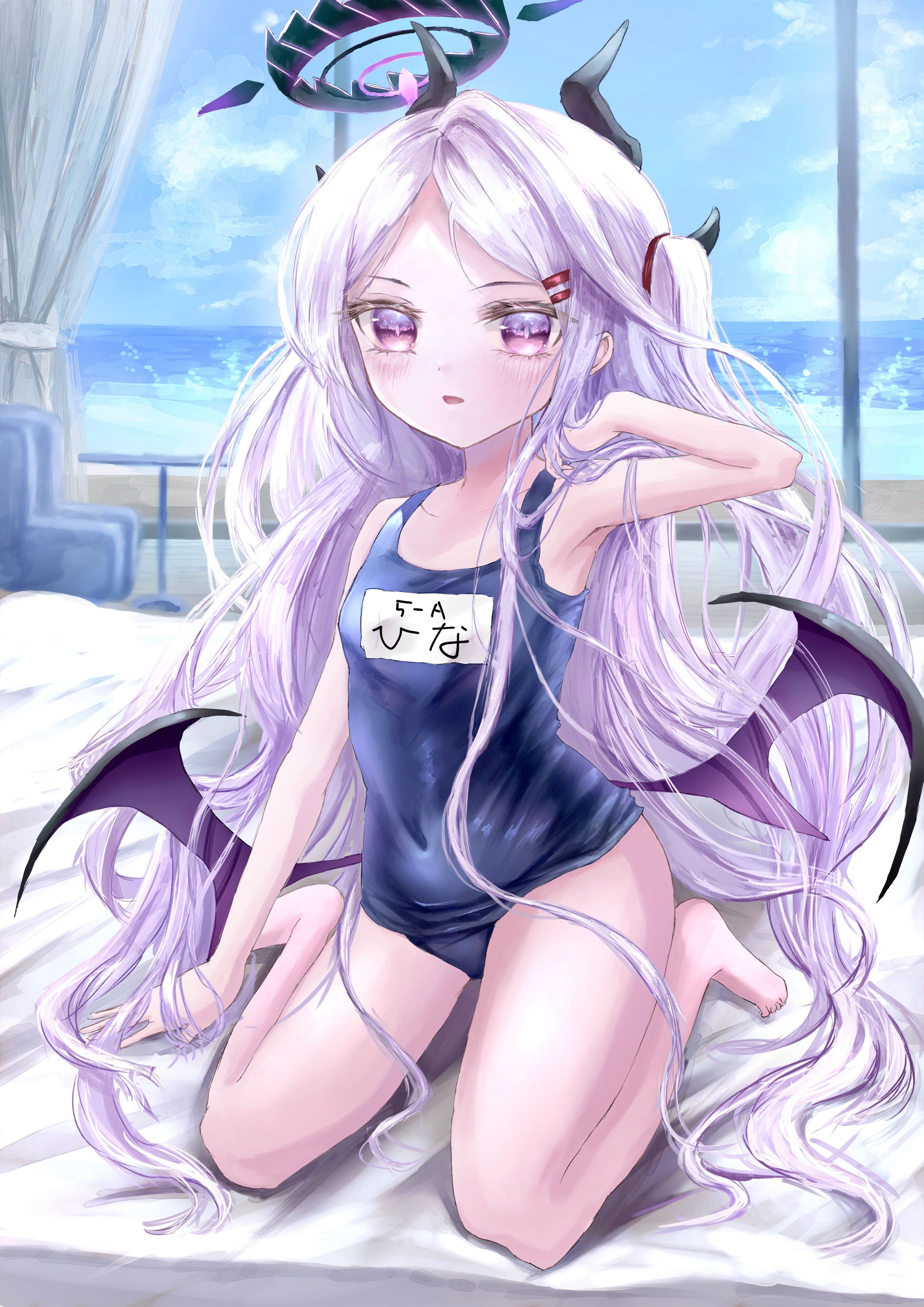 「先生、隣来て。」