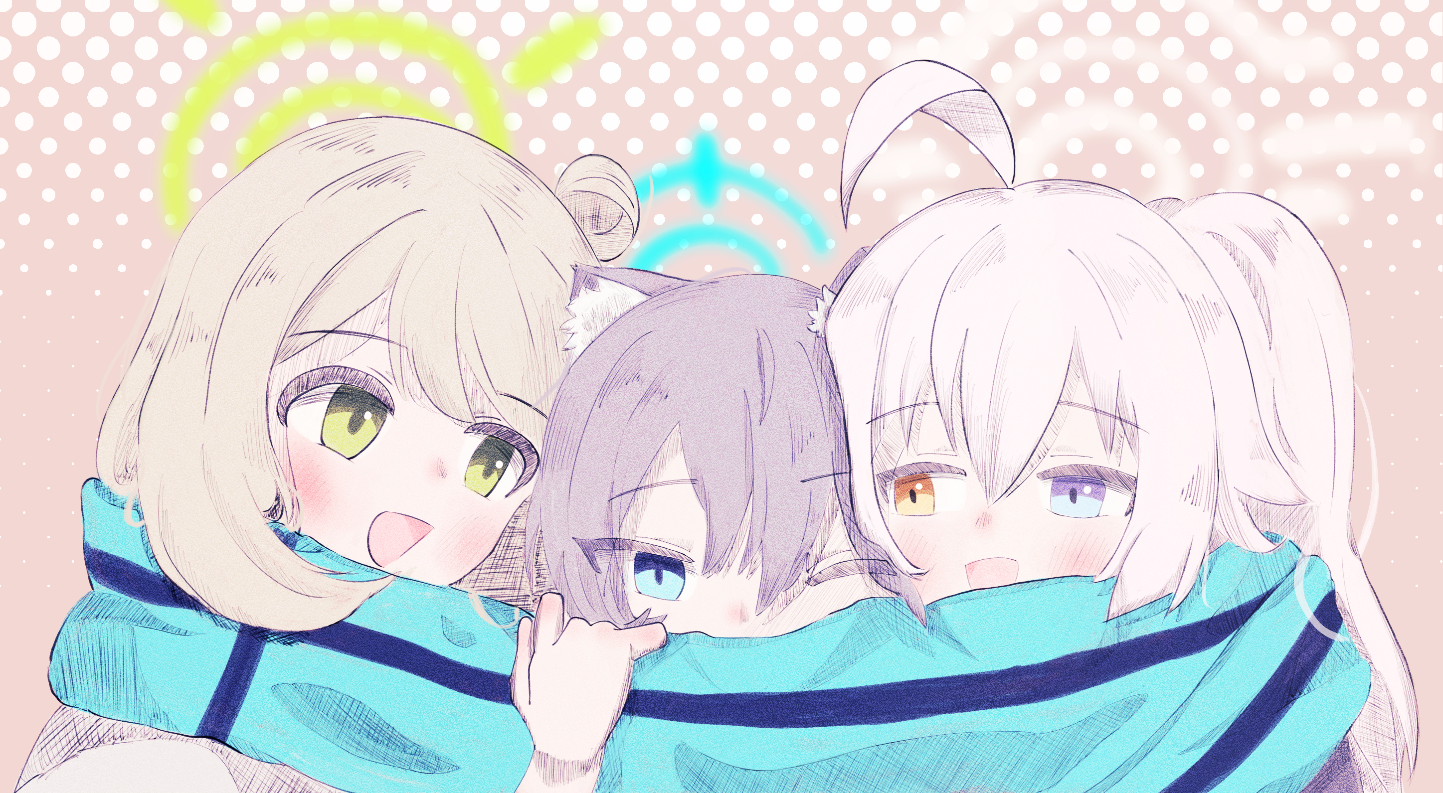 「こうするともっとあったかいよ～」