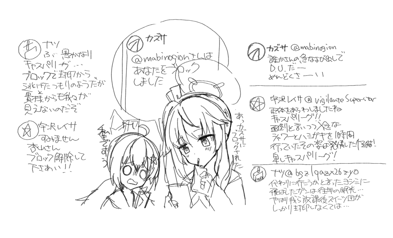 ブルアカネタ絵まとめ