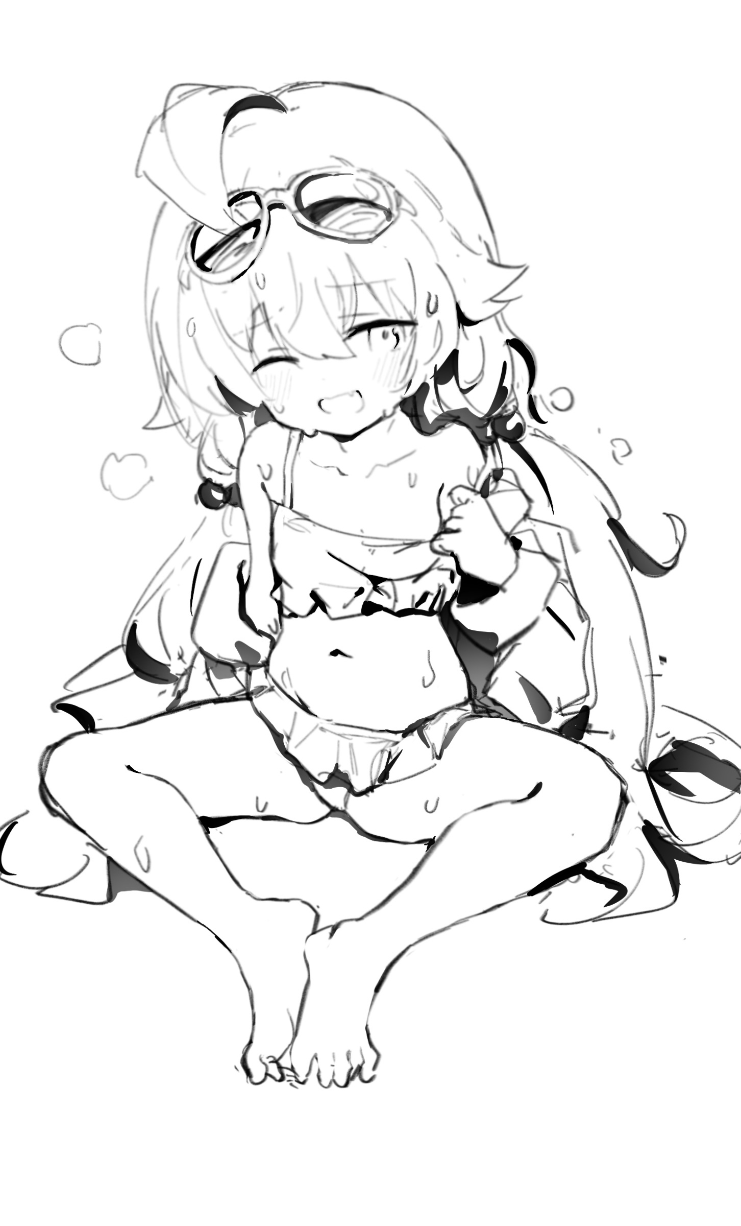 好热～