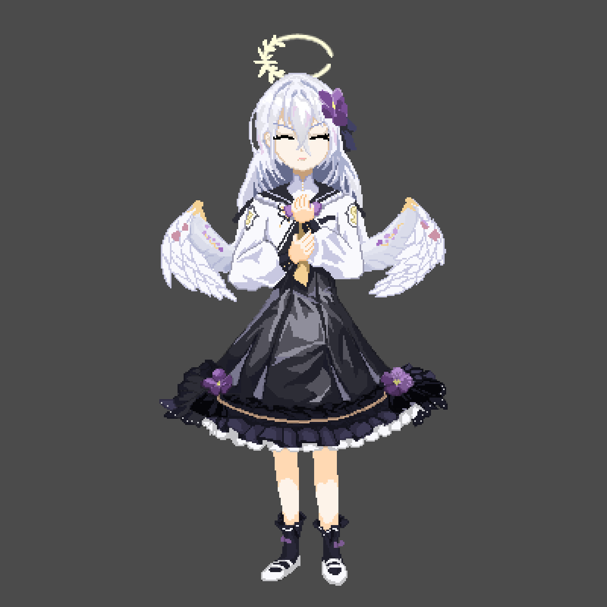 [ブルーアーカイブ] アズサ ドット絵