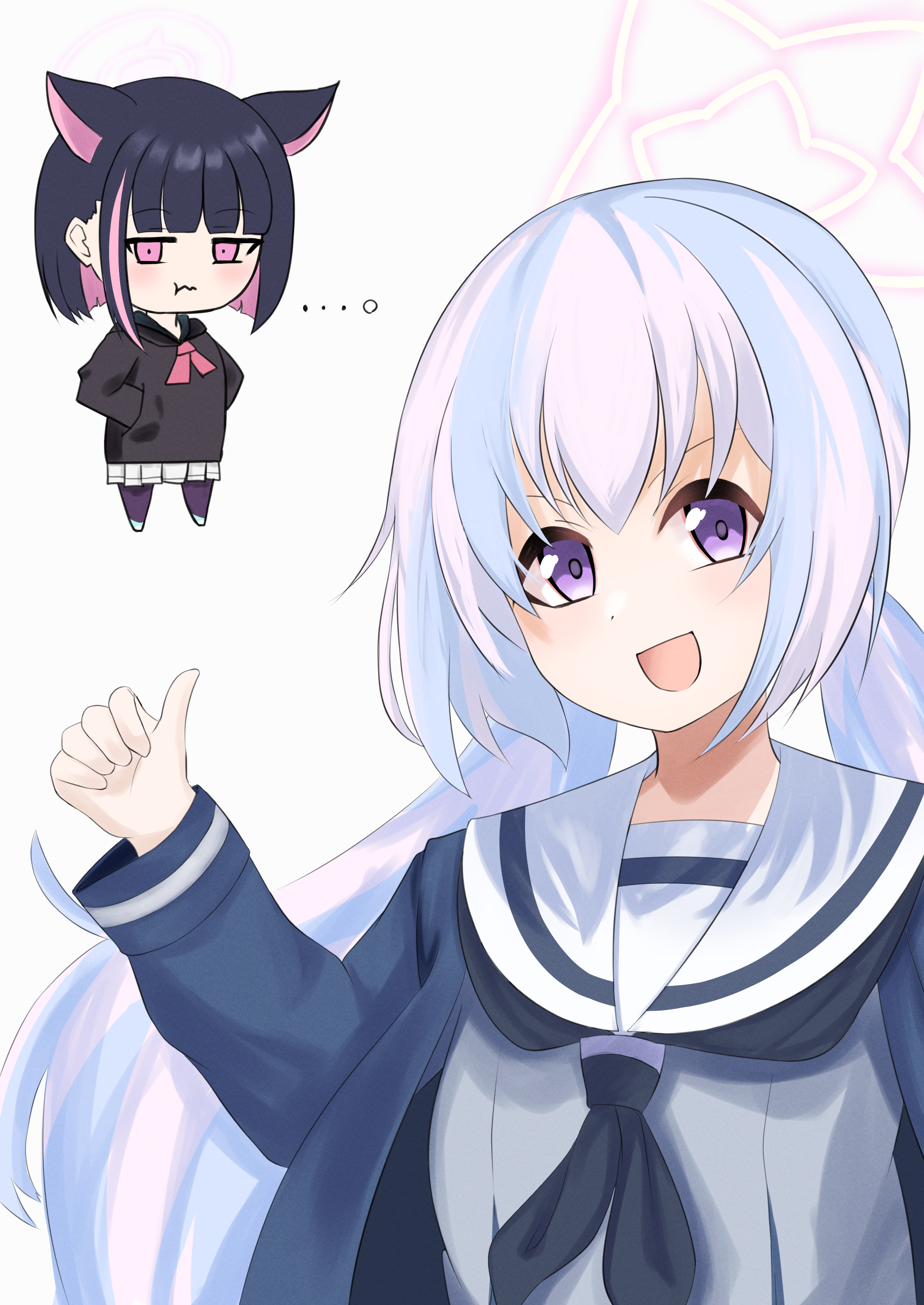 デフォルメカズサ＆宇沢レイサ