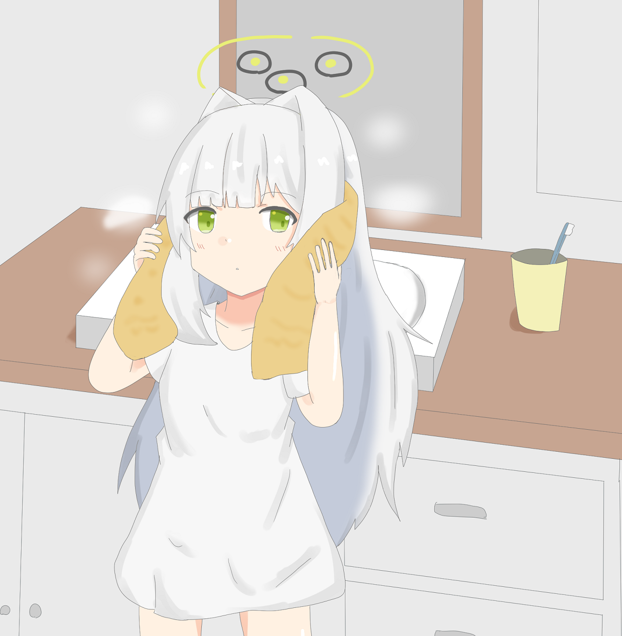 先週のブルアカ絵のやーつ