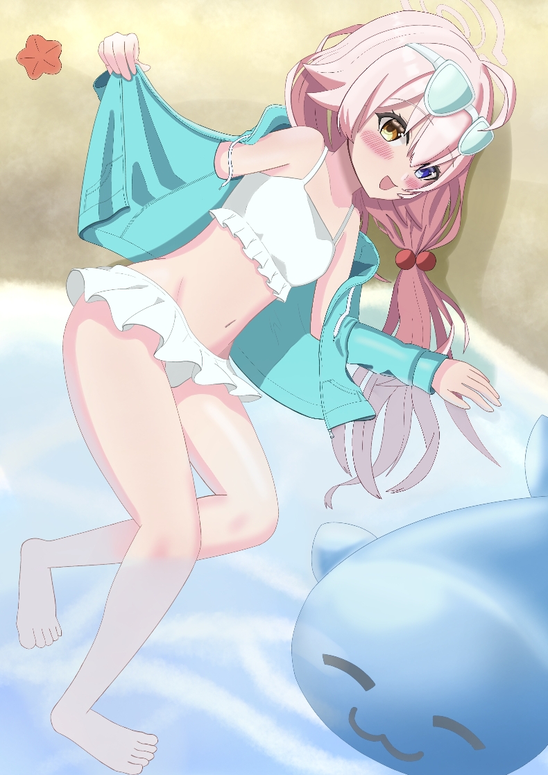 ブルーアーカイブ 小鳥遊ホシノ(水着) ファンアート