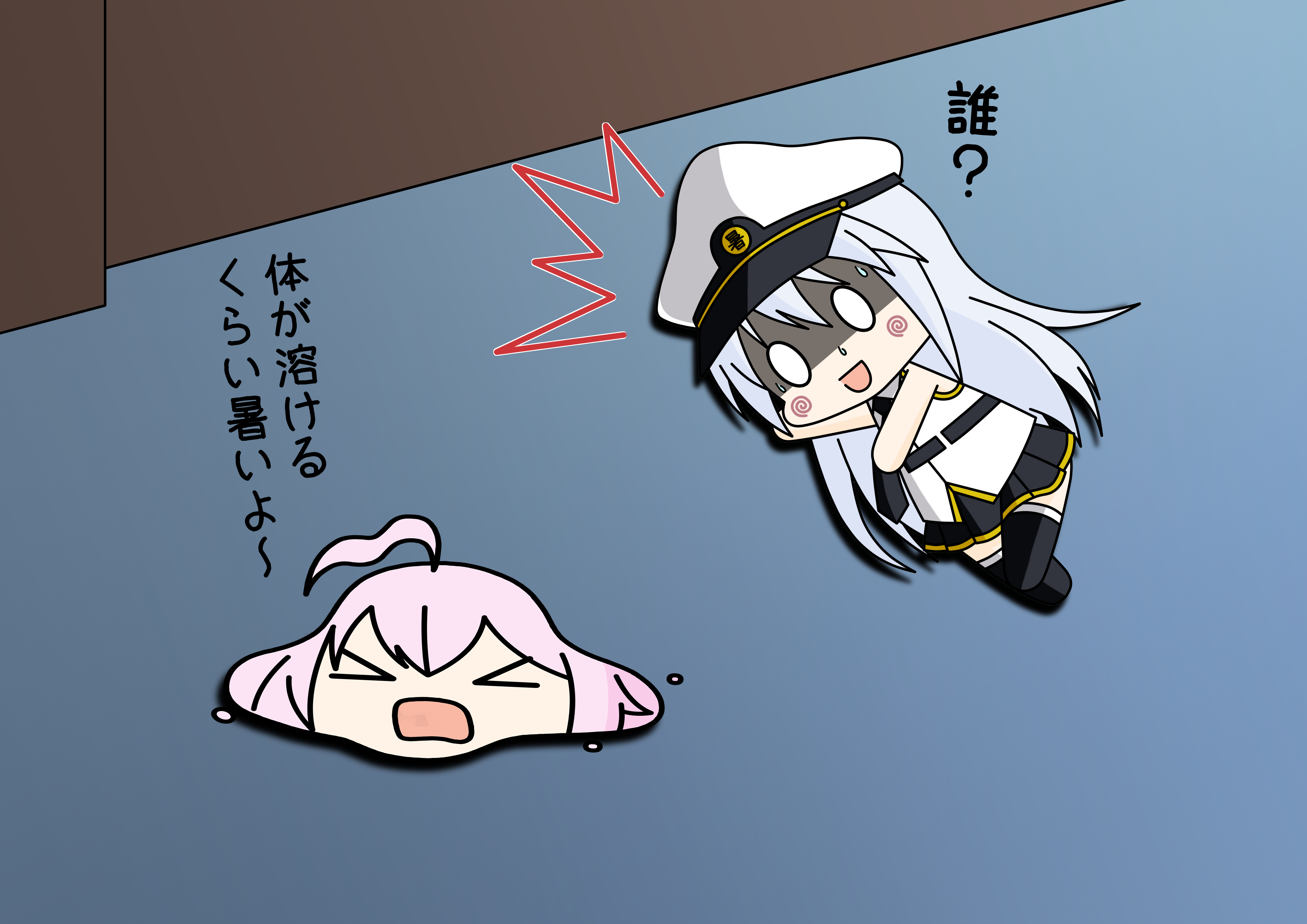 今年も暑さで生き倒れているハズレンのエンプラさん(2023)