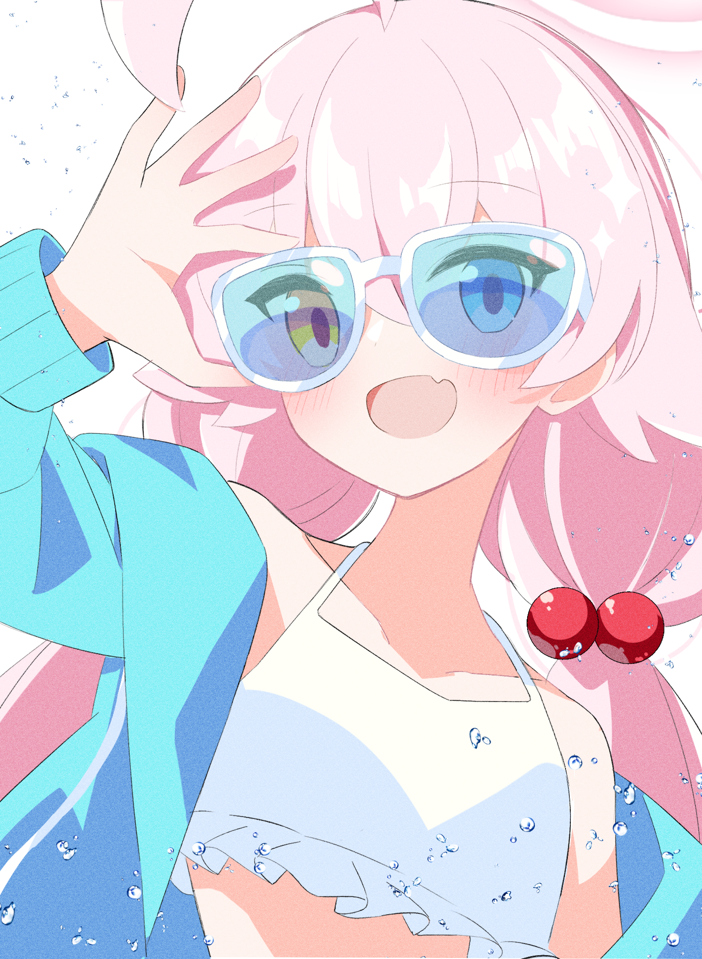 先生～見て見て～！サングラスだよ～！