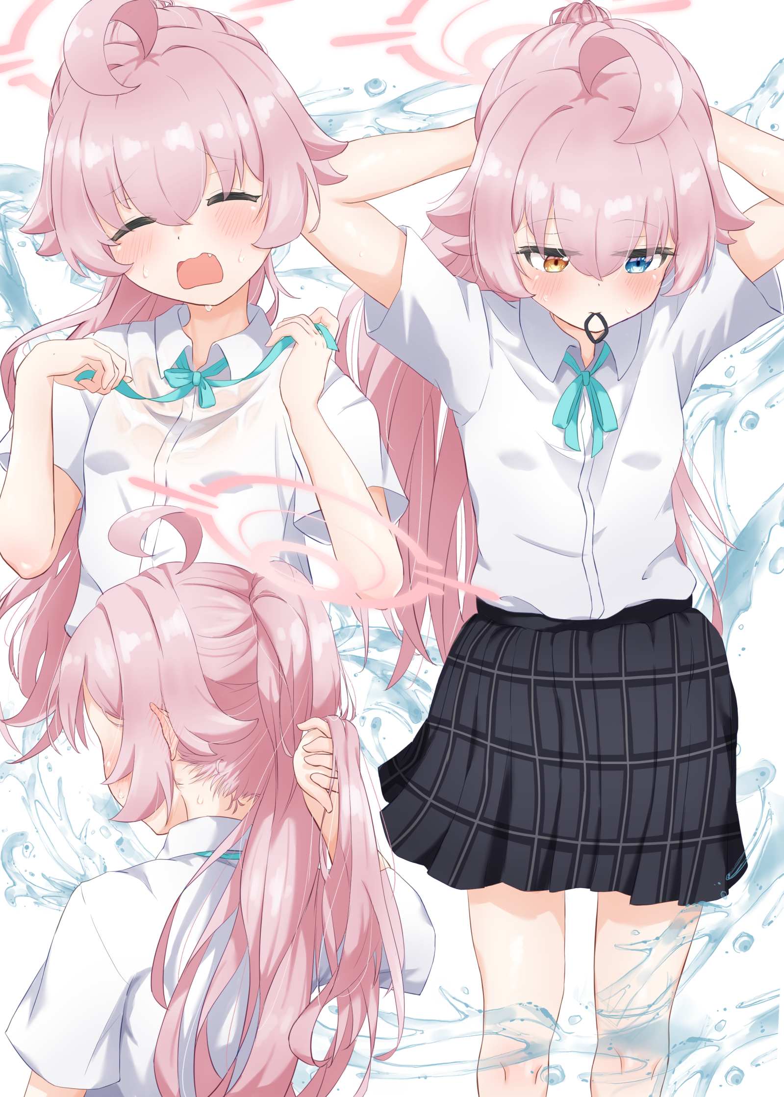 夏服ポニテ小鳥遊ホシノ
