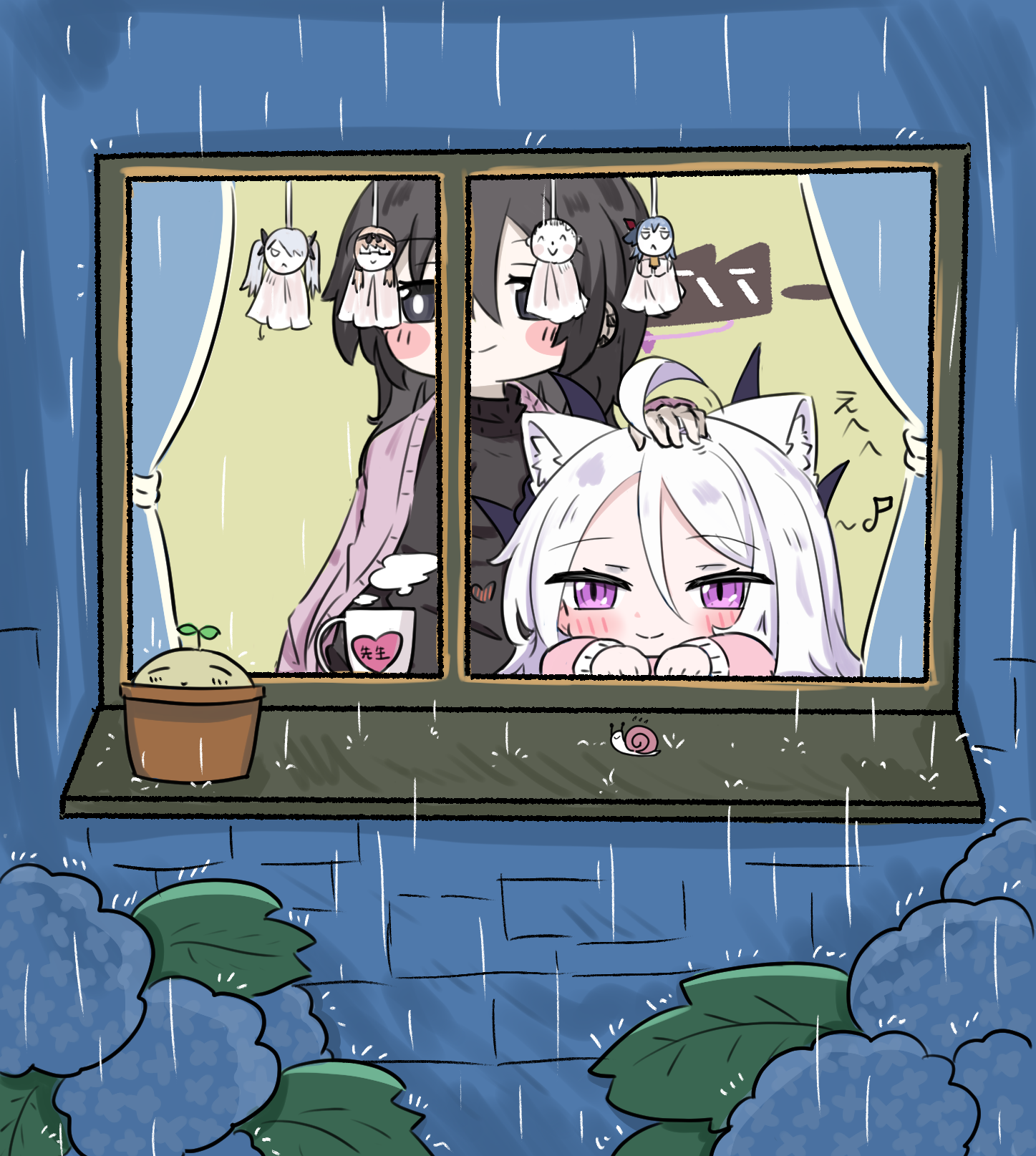 雨の夜～