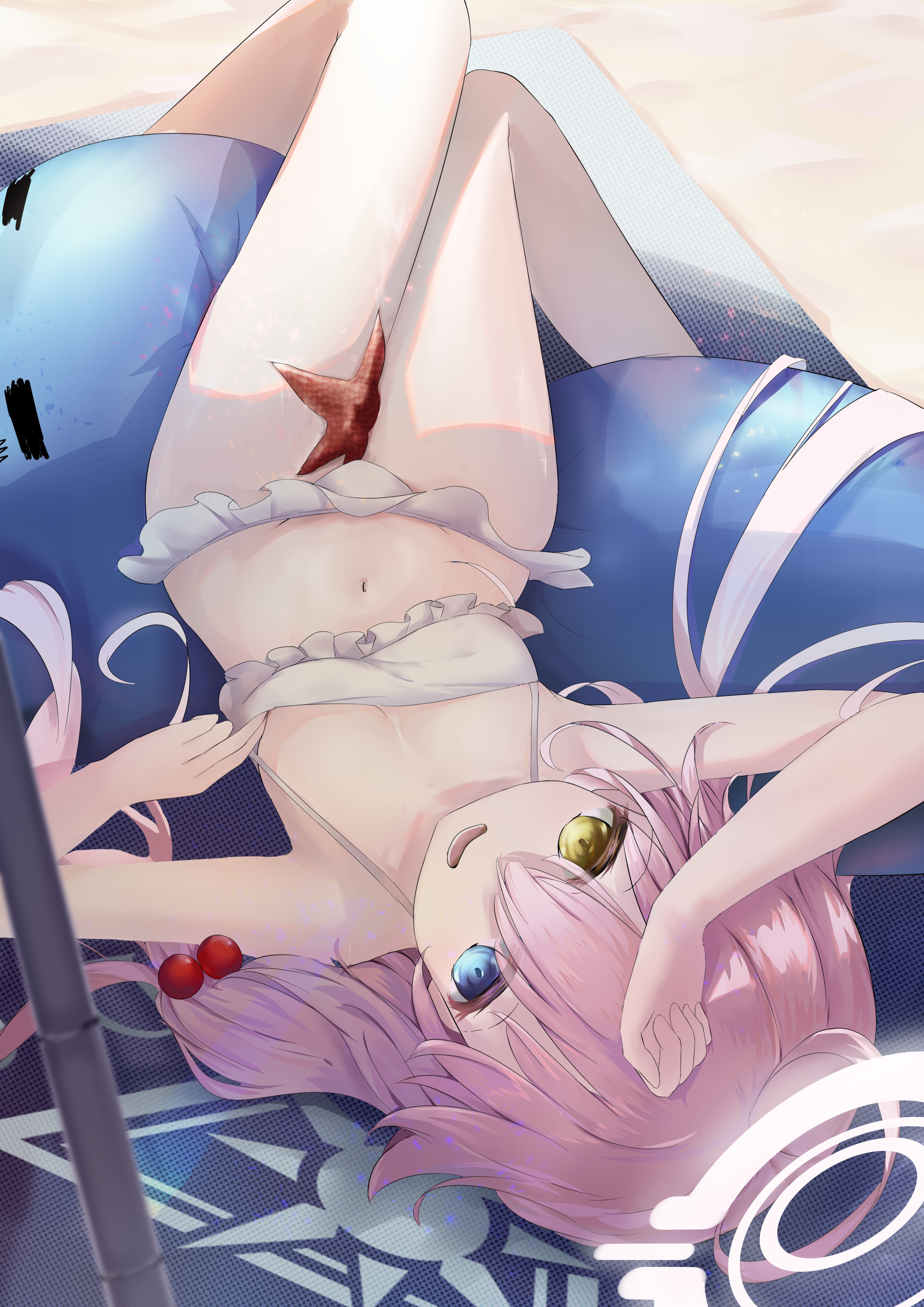 暑い~